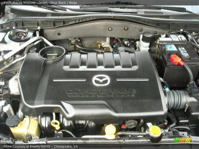 Onyx Black / Beige 2005 Mazda MAZDA6 i Sedan