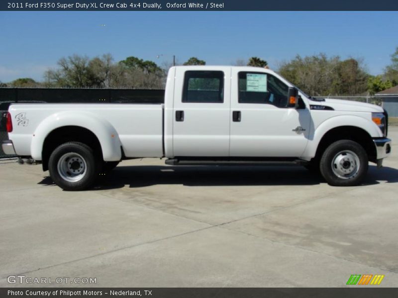  2011 F350 Super Duty XL Crew Cab 4x4 Dually Oxford White