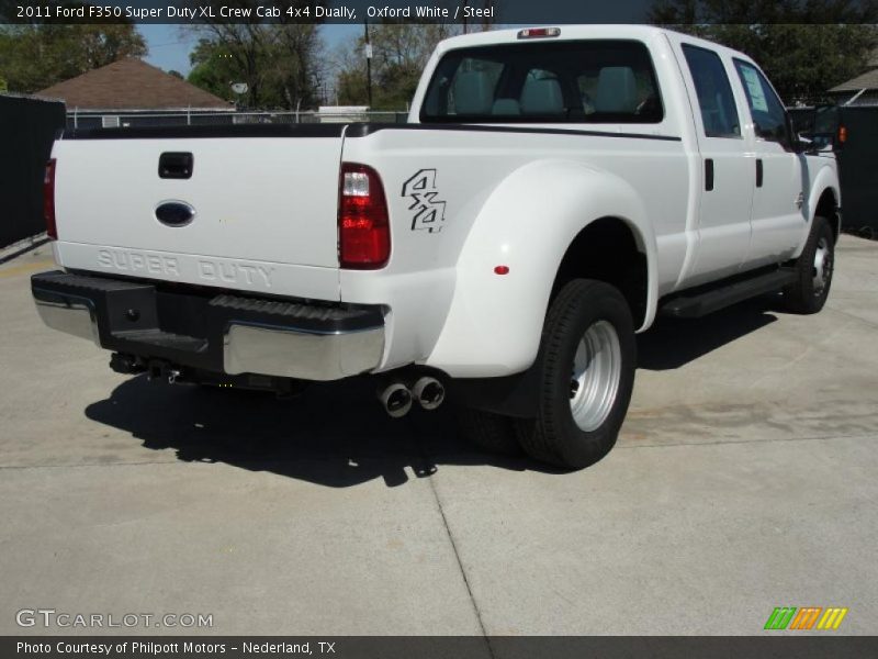  2011 F350 Super Duty XL Crew Cab 4x4 Dually Oxford White
