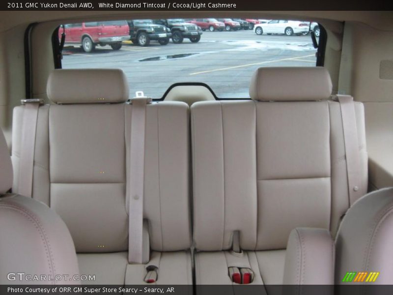 White Diamond Tintcoat / Cocoa/Light Cashmere 2011 GMC Yukon Denali AWD