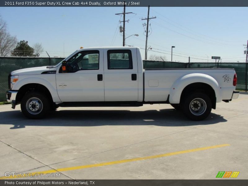 Oxford White / Steel 2011 Ford F350 Super Duty XL Crew Cab 4x4 Dually