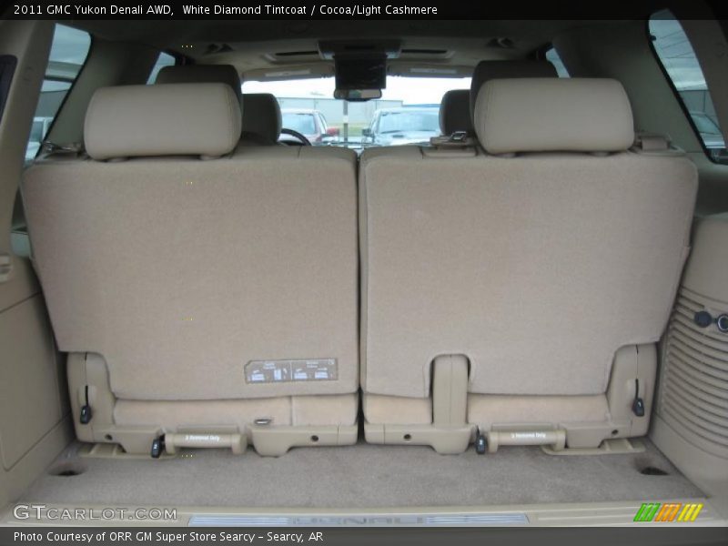 White Diamond Tintcoat / Cocoa/Light Cashmere 2011 GMC Yukon Denali AWD