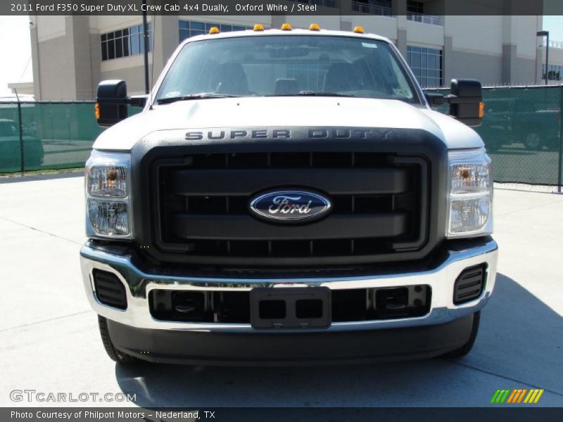 Oxford White / Steel 2011 Ford F350 Super Duty XL Crew Cab 4x4 Dually