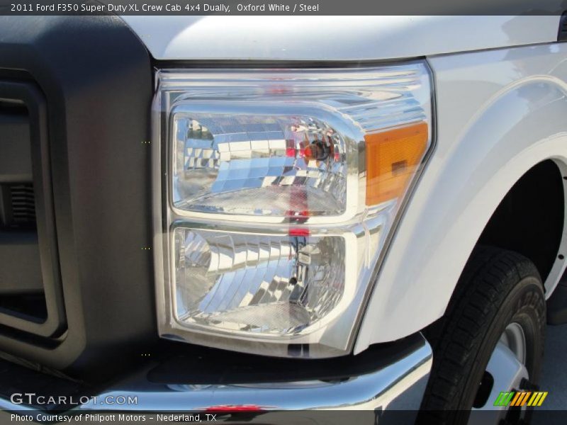 Oxford White / Steel 2011 Ford F350 Super Duty XL Crew Cab 4x4 Dually