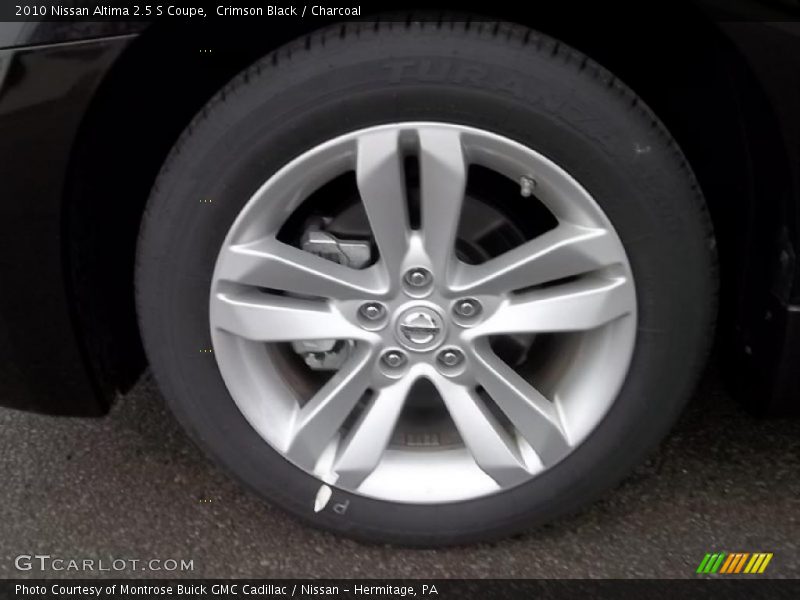 Crimson Black / Charcoal 2010 Nissan Altima 2.5 S Coupe