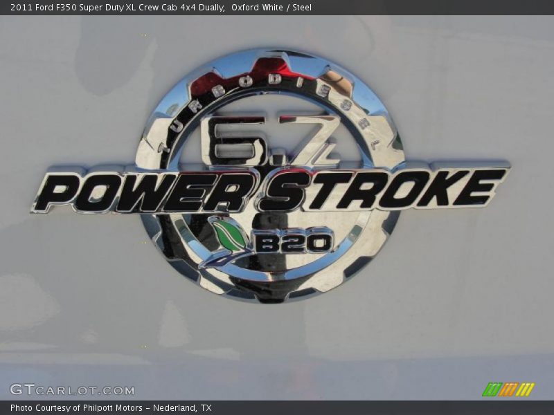 Oxford White / Steel 2011 Ford F350 Super Duty XL Crew Cab 4x4 Dually