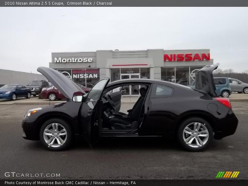 Crimson Black / Charcoal 2010 Nissan Altima 2.5 S Coupe