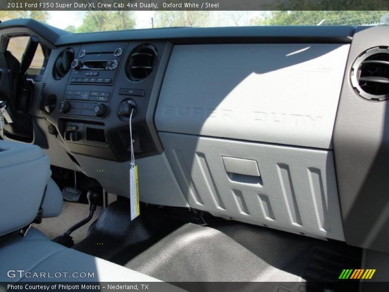 Oxford White / Steel 2011 Ford F350 Super Duty XL Crew Cab 4x4 Dually