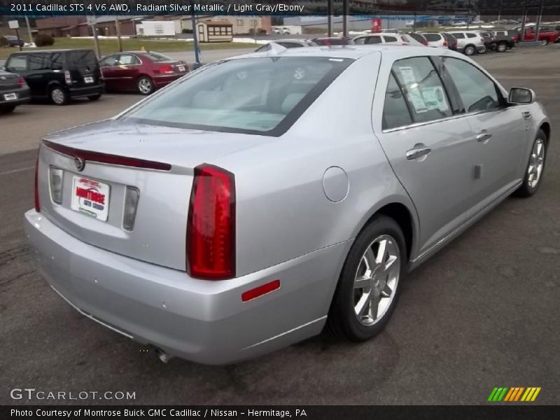 Radiant Silver Metallic / Light Gray/Ebony 2011 Cadillac STS 4 V6 AWD