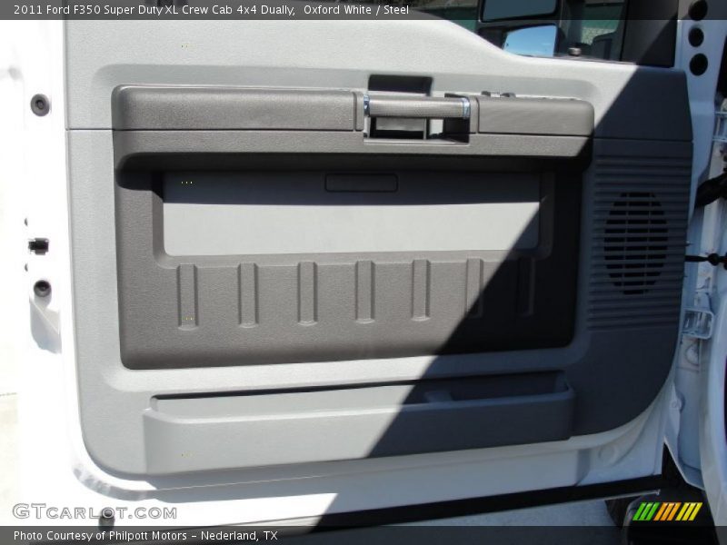 Oxford White / Steel 2011 Ford F350 Super Duty XL Crew Cab 4x4 Dually