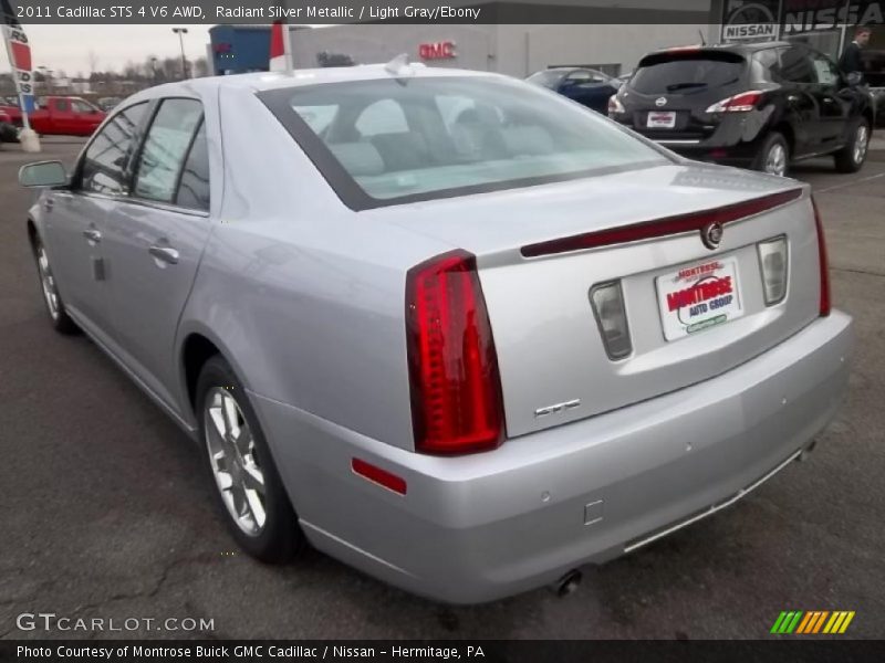 Radiant Silver Metallic / Light Gray/Ebony 2011 Cadillac STS 4 V6 AWD