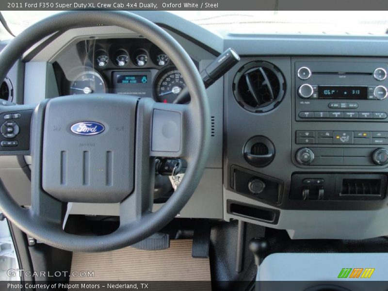 Oxford White / Steel 2011 Ford F350 Super Duty XL Crew Cab 4x4 Dually