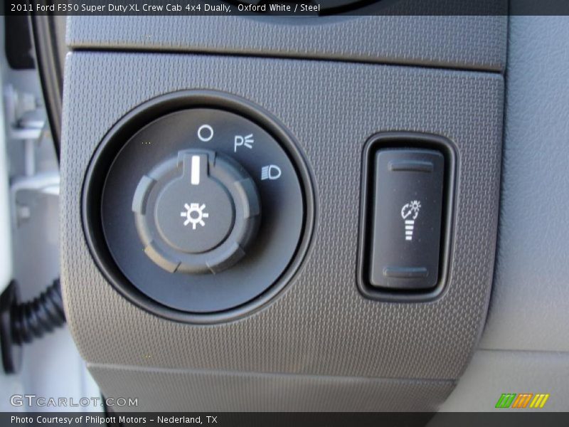 Oxford White / Steel 2011 Ford F350 Super Duty XL Crew Cab 4x4 Dually