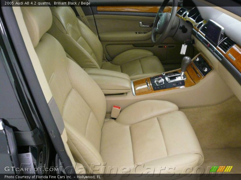 Brilliant Black / Beige 2005 Audi A8 4.2 quattro