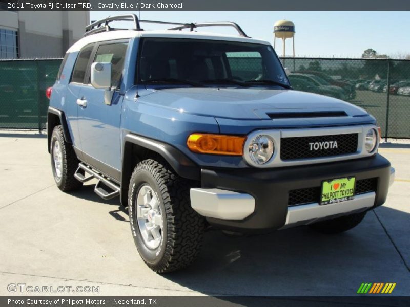 Cavalry Blue / Dark Charcoal 2011 Toyota FJ Cruiser TRD