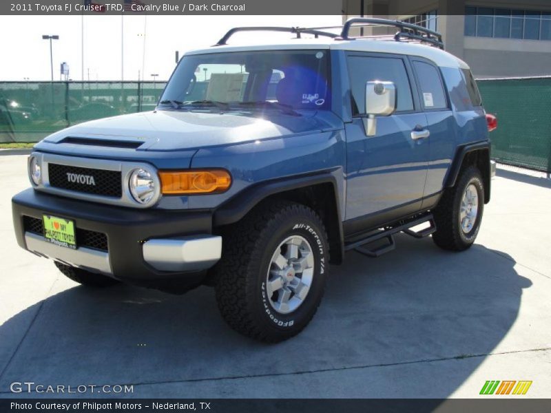 Cavalry Blue / Dark Charcoal 2011 Toyota FJ Cruiser TRD