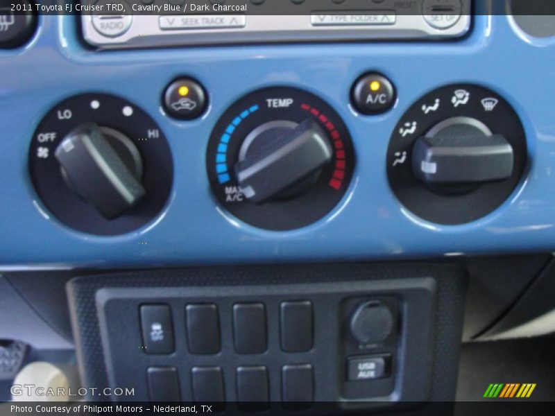 Cavalry Blue / Dark Charcoal 2011 Toyota FJ Cruiser TRD