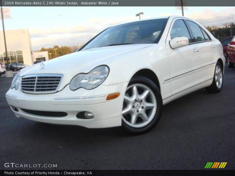 Alabaster White / Java 2004 Mercedes-Benz C 240 4Matic Sedan