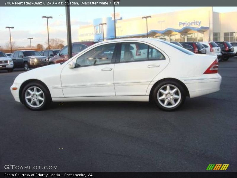 Alabaster White / Java 2004 Mercedes-Benz C 240 4Matic Sedan