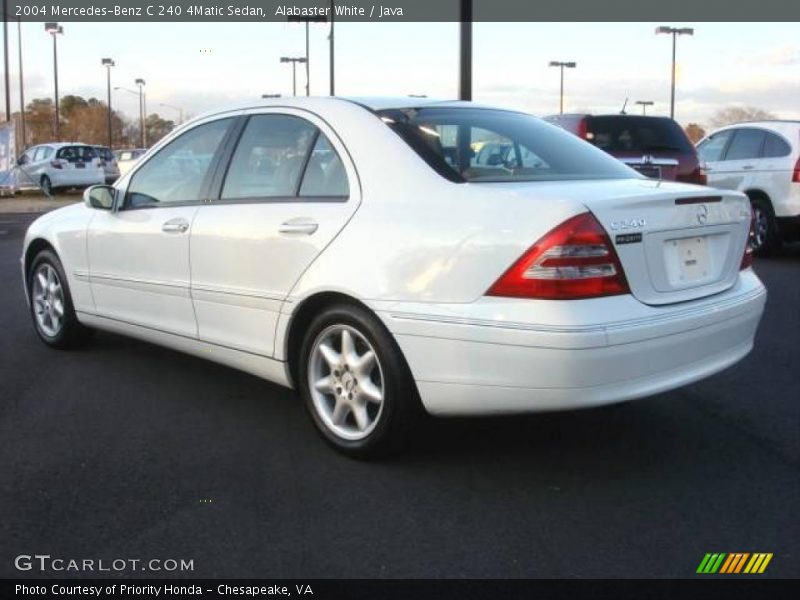 Alabaster White / Java 2004 Mercedes-Benz C 240 4Matic Sedan