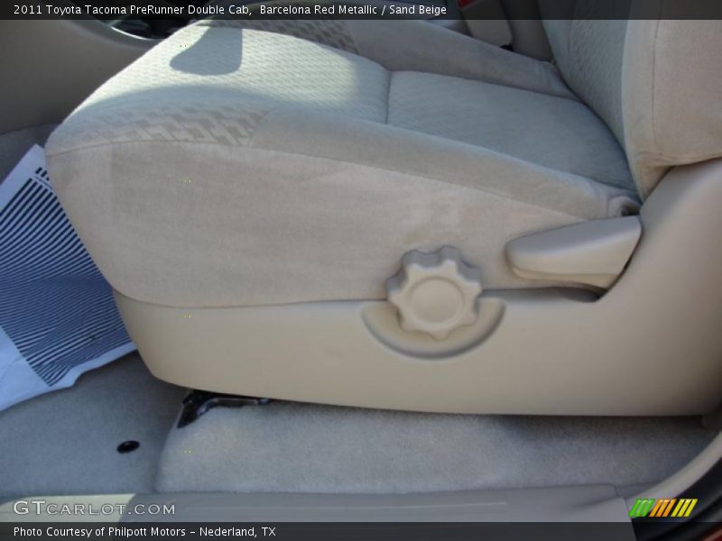 Barcelona Red Metallic / Sand Beige 2011 Toyota Tacoma PreRunner Double Cab