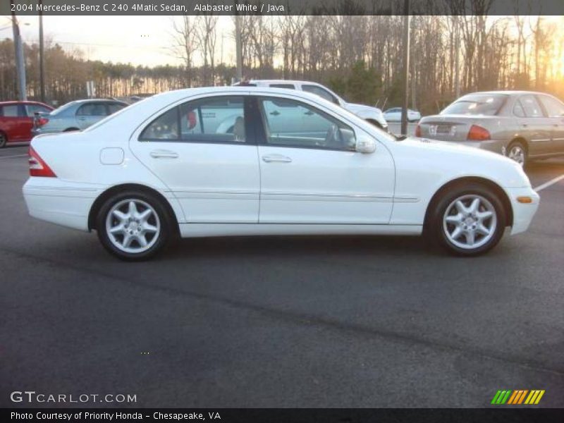 Alabaster White / Java 2004 Mercedes-Benz C 240 4Matic Sedan