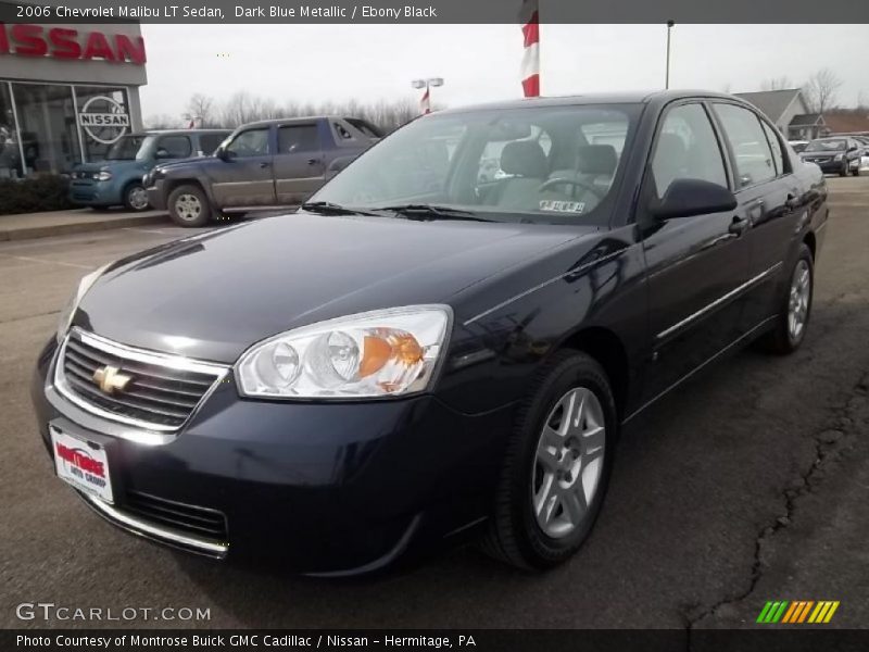 Dark Blue Metallic / Ebony Black 2006 Chevrolet Malibu LT Sedan