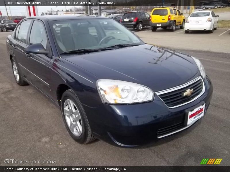 Dark Blue Metallic / Ebony Black 2006 Chevrolet Malibu LT Sedan