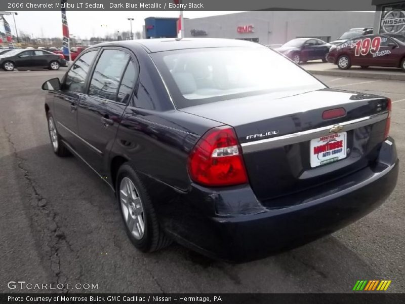 Dark Blue Metallic / Ebony Black 2006 Chevrolet Malibu LT Sedan
