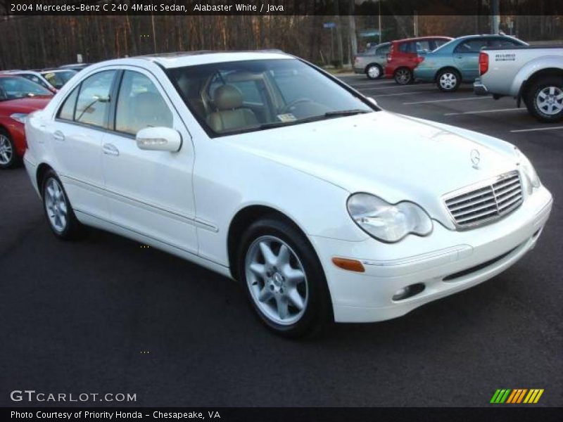 Alabaster White / Java 2004 Mercedes-Benz C 240 4Matic Sedan