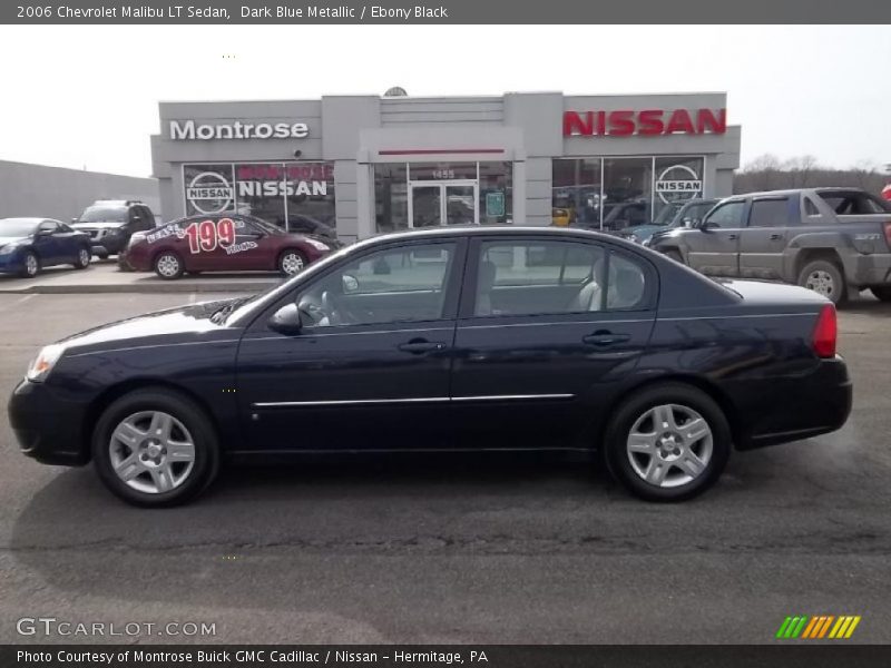 Dark Blue Metallic / Ebony Black 2006 Chevrolet Malibu LT Sedan