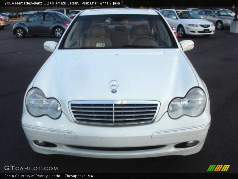 Alabaster White / Java 2004 Mercedes-Benz C 240 4Matic Sedan