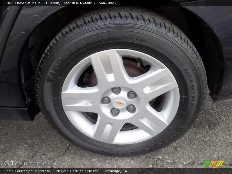 Dark Blue Metallic / Ebony Black 2006 Chevrolet Malibu LT Sedan