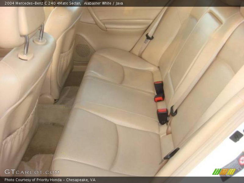 Alabaster White / Java 2004 Mercedes-Benz C 240 4Matic Sedan