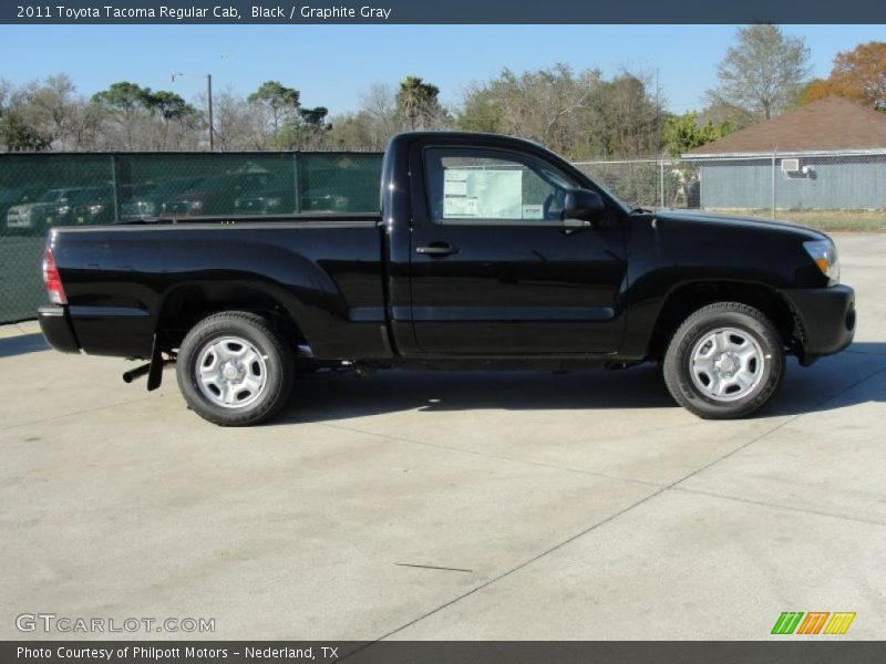 Black / Graphite Gray 2011 Toyota Tacoma Regular Cab
