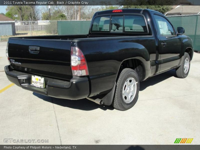 Black / Graphite Gray 2011 Toyota Tacoma Regular Cab
