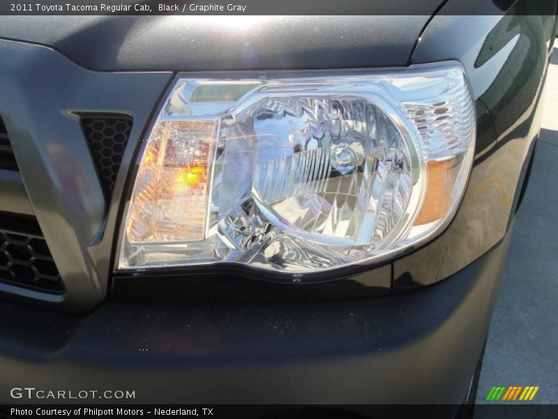 Black / Graphite Gray 2011 Toyota Tacoma Regular Cab