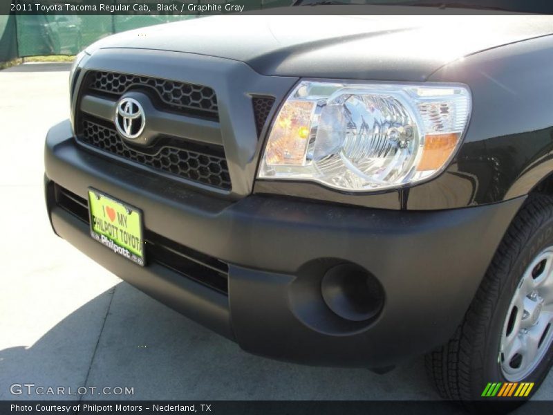 Black / Graphite Gray 2011 Toyota Tacoma Regular Cab