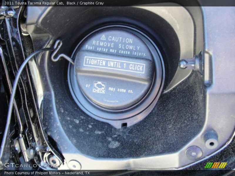 Black / Graphite Gray 2011 Toyota Tacoma Regular Cab