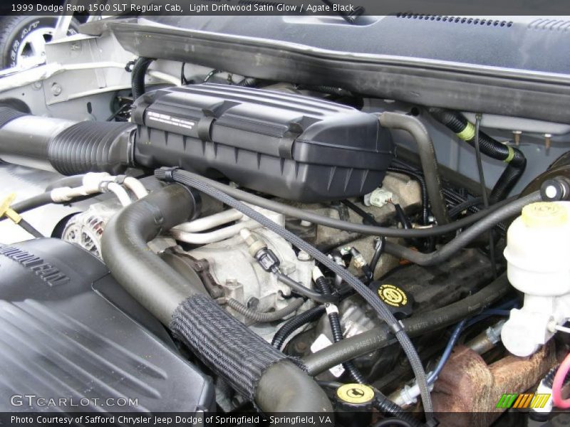 Light Driftwood Satin Glow / Agate Black 1999 Dodge Ram 1500 SLT Regular Cab