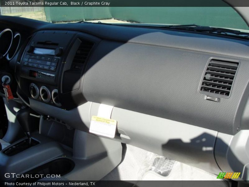 Black / Graphite Gray 2011 Toyota Tacoma Regular Cab