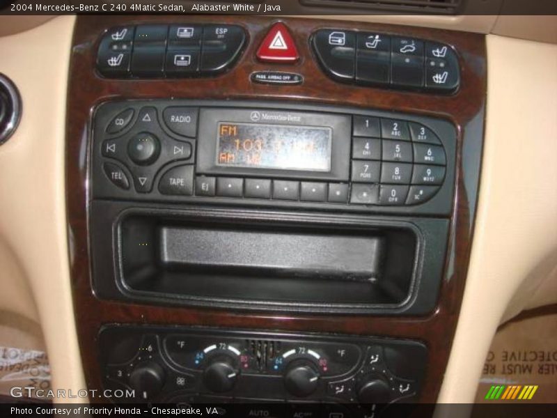 Alabaster White / Java 2004 Mercedes-Benz C 240 4Matic Sedan