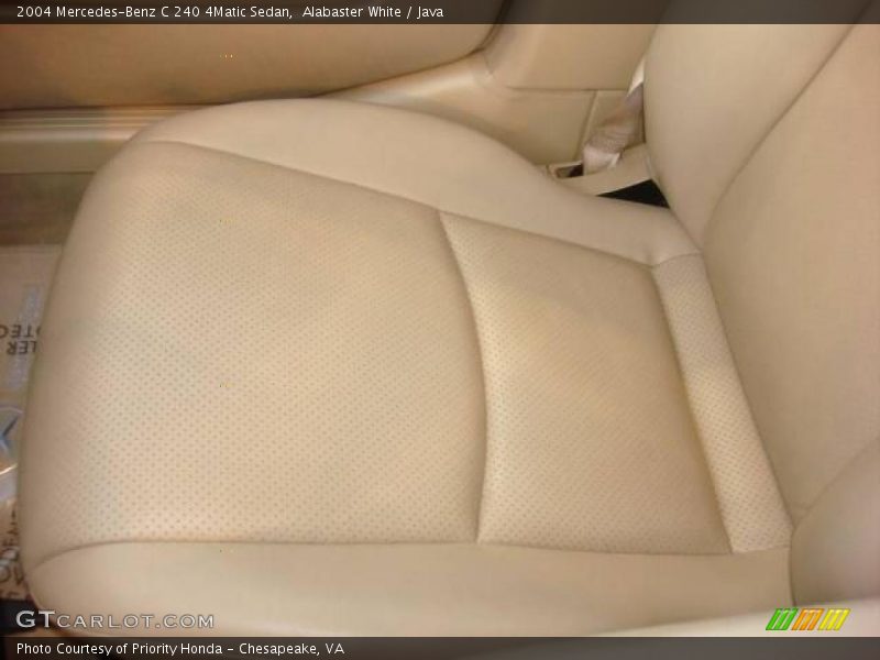 Alabaster White / Java 2004 Mercedes-Benz C 240 4Matic Sedan
