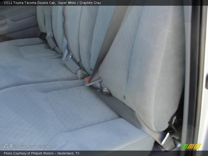 Super White / Graphite Gray 2011 Toyota Tacoma Double Cab