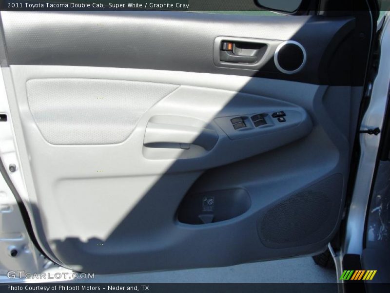Super White / Graphite Gray 2011 Toyota Tacoma Double Cab