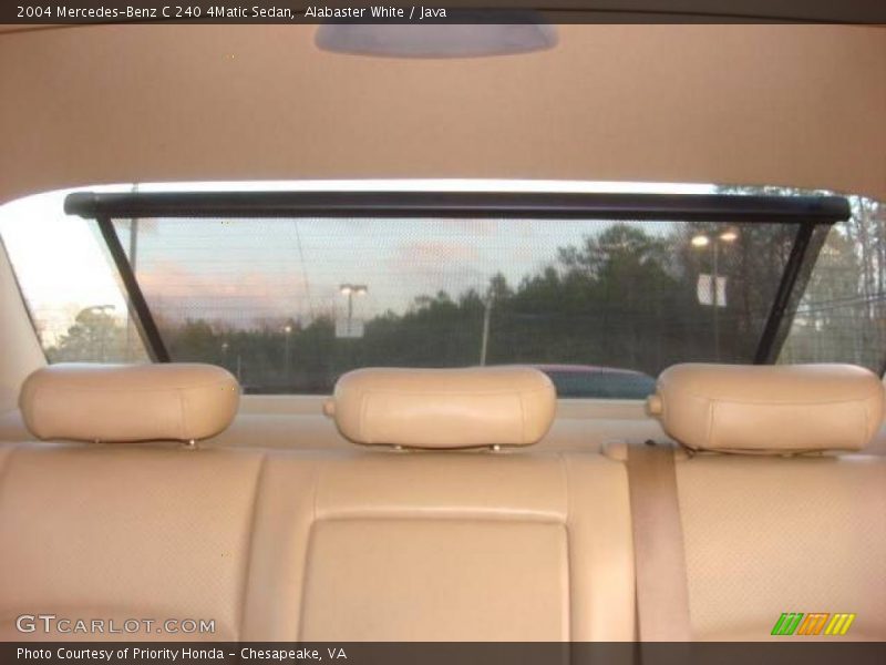 Alabaster White / Java 2004 Mercedes-Benz C 240 4Matic Sedan