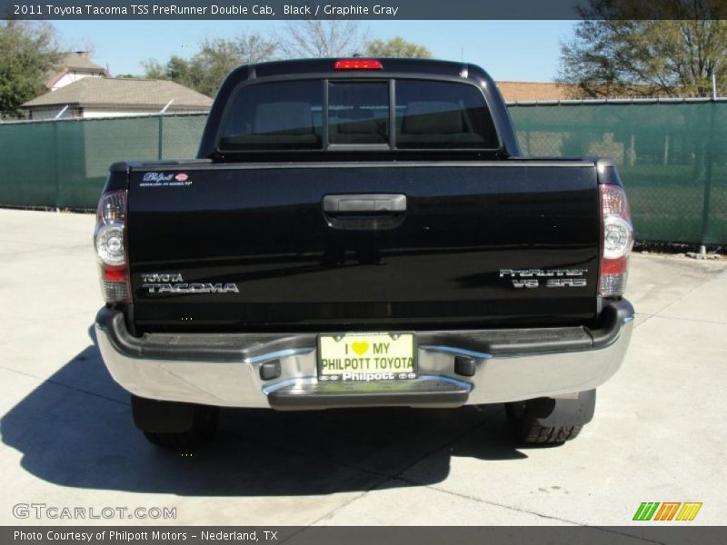 Black / Graphite Gray 2011 Toyota Tacoma TSS PreRunner Double Cab