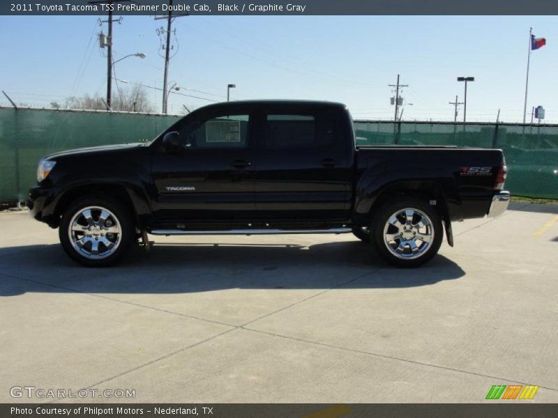 Black / Graphite Gray 2011 Toyota Tacoma TSS PreRunner Double Cab