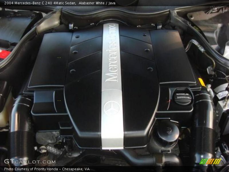 Alabaster White / Java 2004 Mercedes-Benz C 240 4Matic Sedan