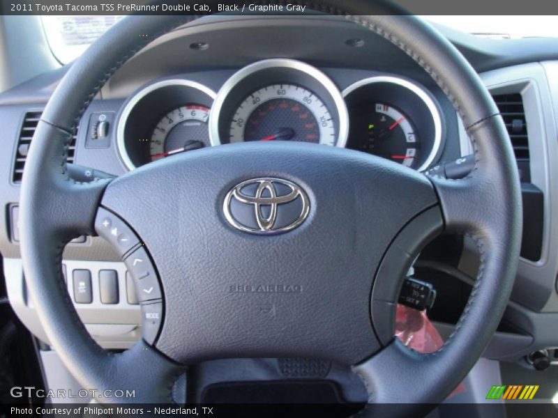 Black / Graphite Gray 2011 Toyota Tacoma TSS PreRunner Double Cab